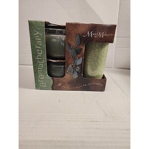 Mood Makers Aromatherapy Stress‎ Relieving Eucalyptus Scented 3 Piece Candle Set